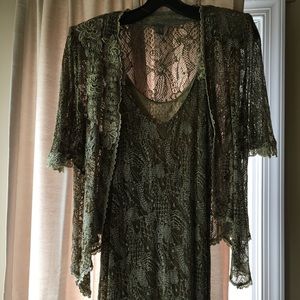 Lace Dress and Jacket